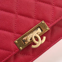 Chanel Caviar Wallet on Chain