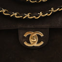 Chanel Suede Maxi Flap Bag