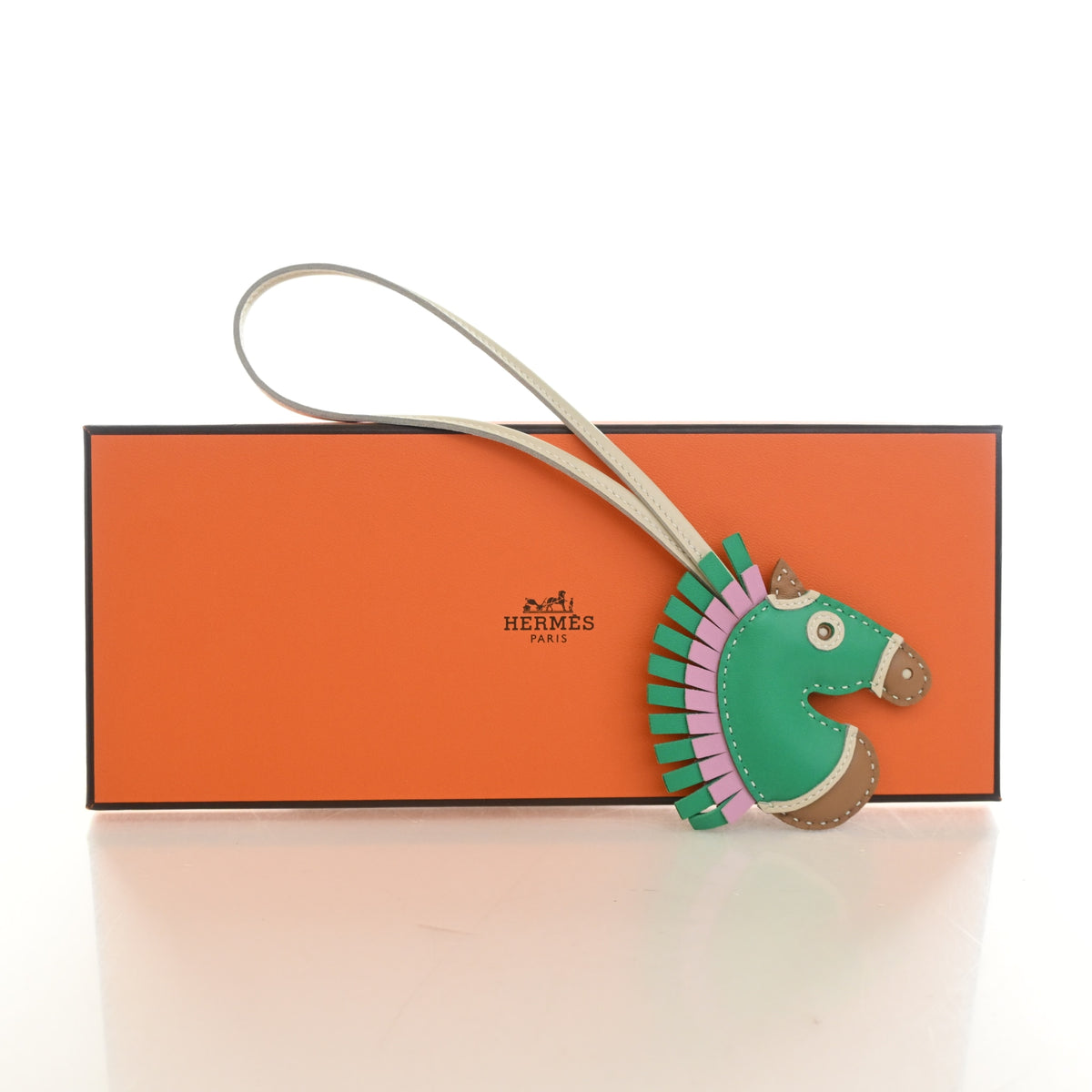 Hermes Milo Lambskin GeeGee Camail Bag Charm, photo 6 of 6