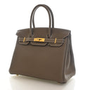 Hermes Etoupe Clemence Birk...