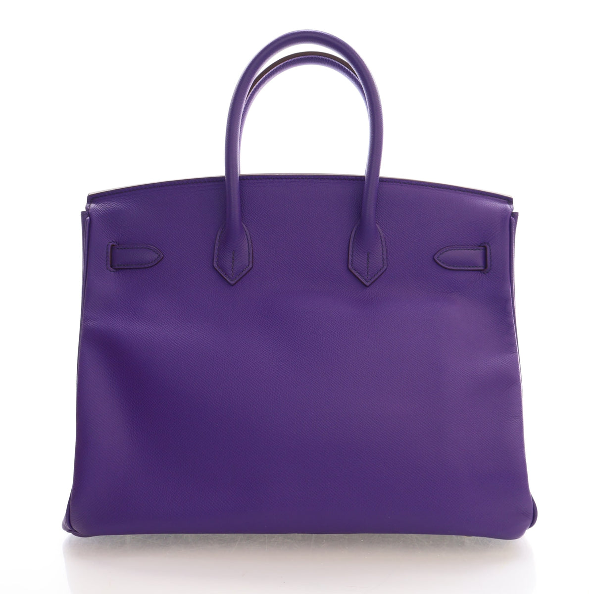 Pre-Owned Hermès Birkin 35 Iris Epsom Leather, front view, photo 16 of 21