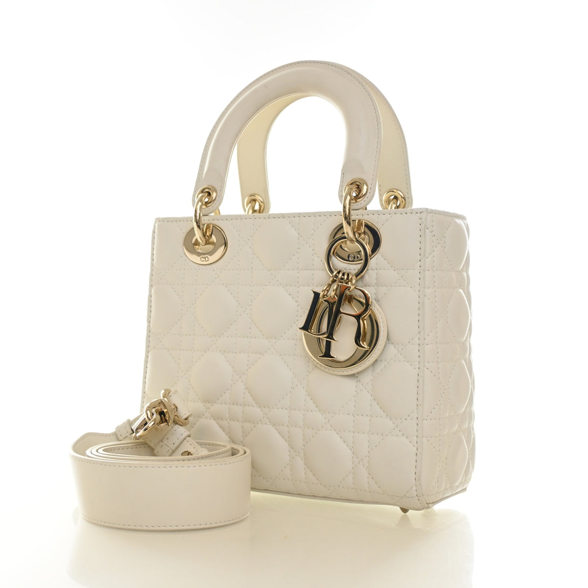 Christian Dior Small Lambskin Lady Dior, photo 3 of 21