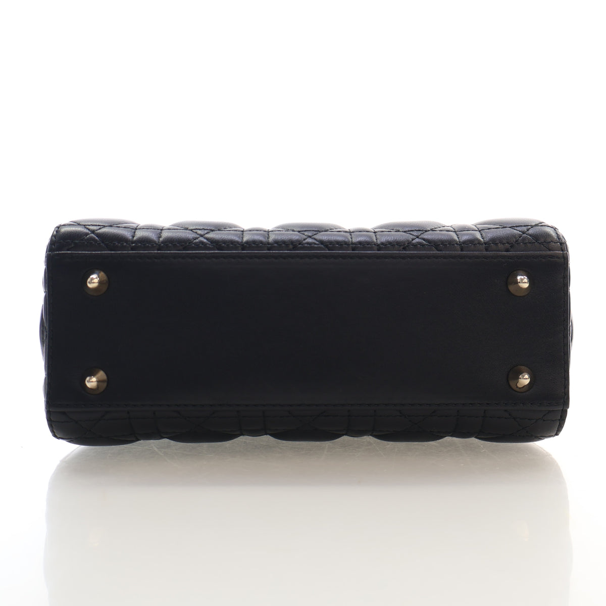 Pre-Owned Christian Dior Lady Dior Small Lambskin My Abcdior, base and feet view, photo 10 of 19