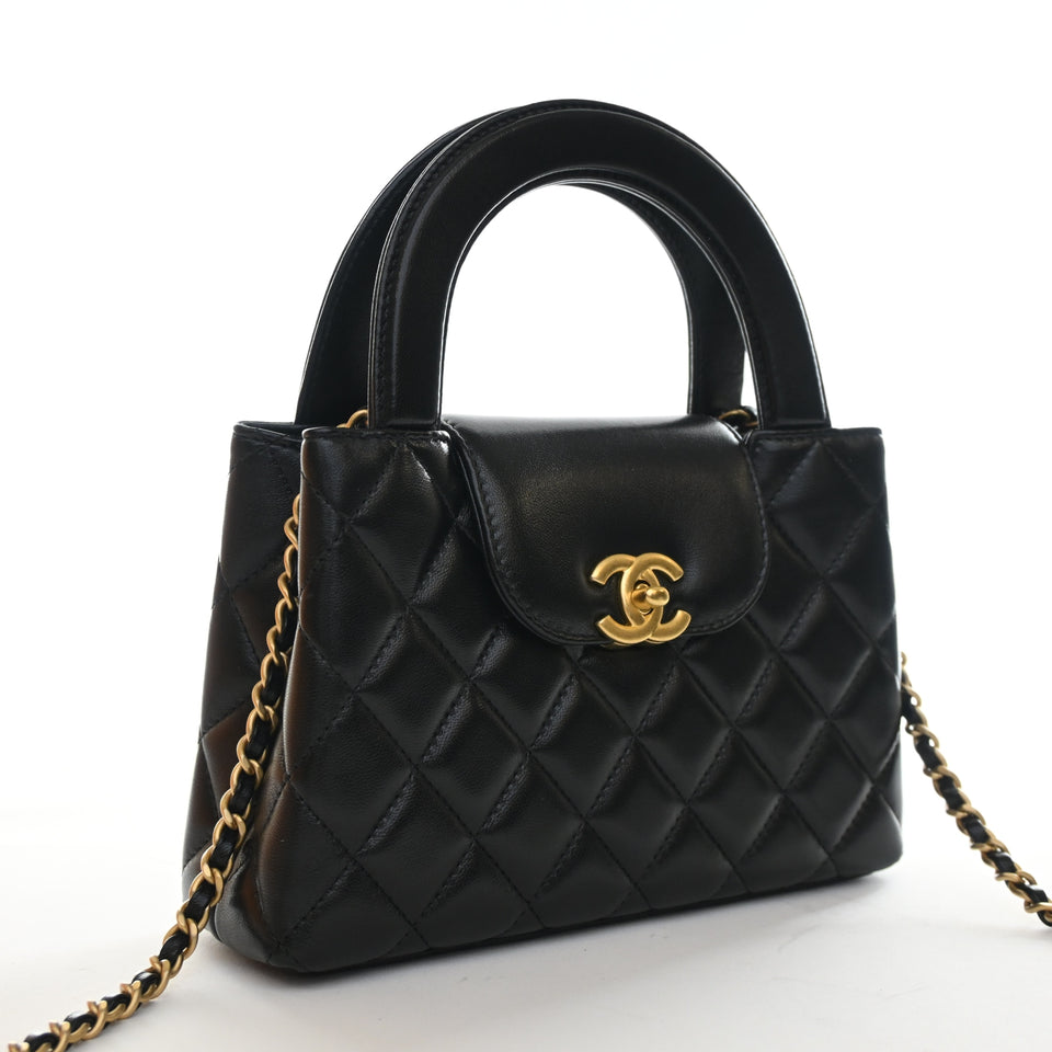 Chanel Nano Aged Calfskin Kelly Shopper
