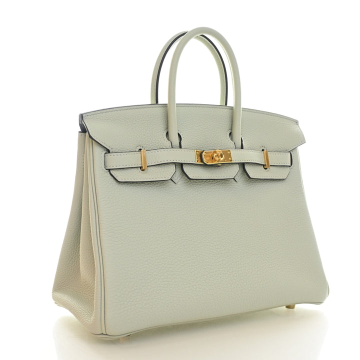 Hermes Gris Neve Togo Birkin 25