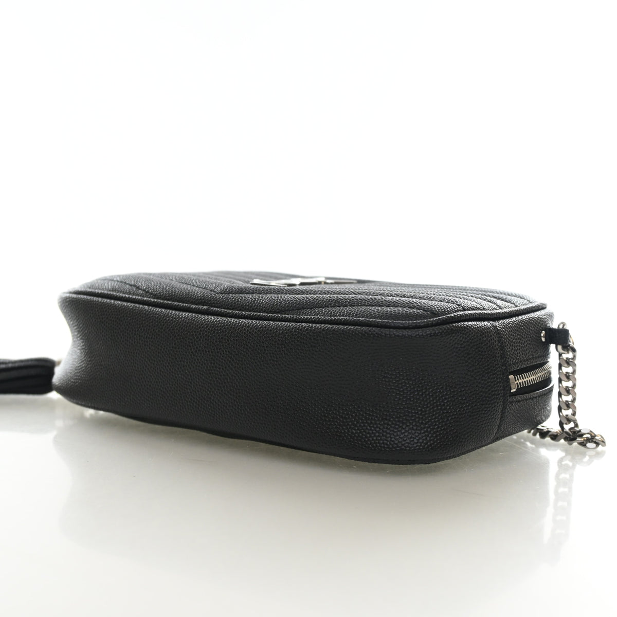 Pre-Owned Saint Laurent Camera Bag Mini Calfskin Lou, side view, photo 7 of 13