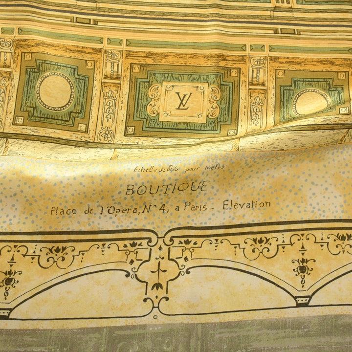 Louis Vuitton Decors Parisiens Silk Scarf