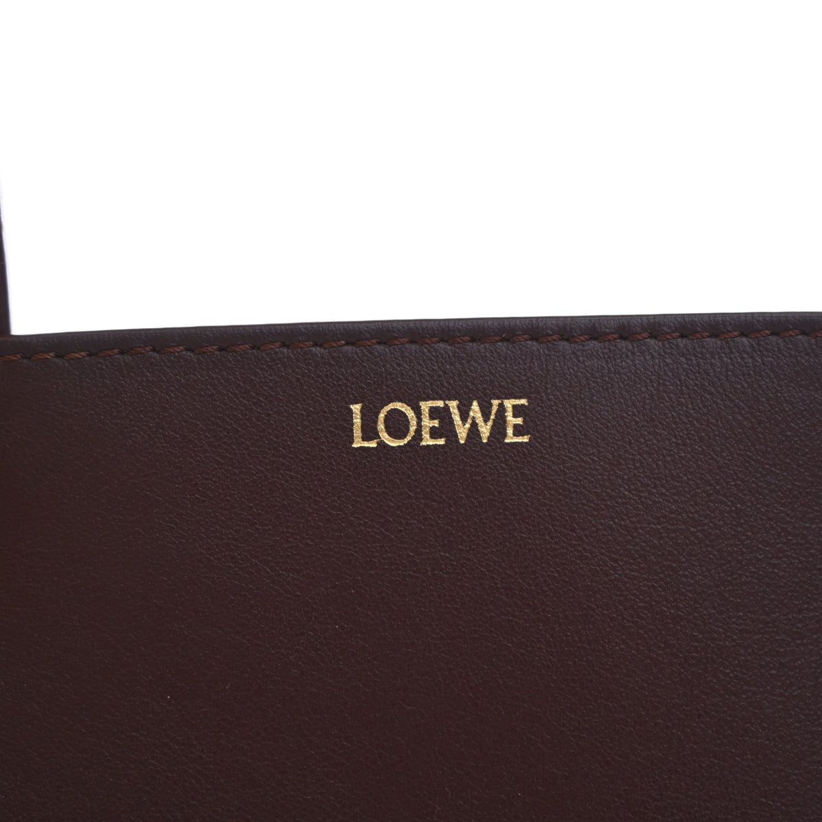 Pre-Owned Loewe Tote Bag Mini Calfskin Puzzle Fold, logo detail