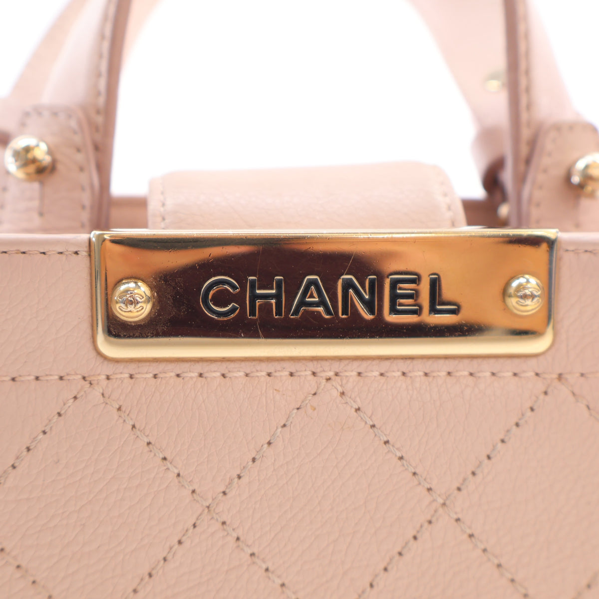 Chanel Mini Calfskin Label Click Shopper Tote, photo 4 of 20