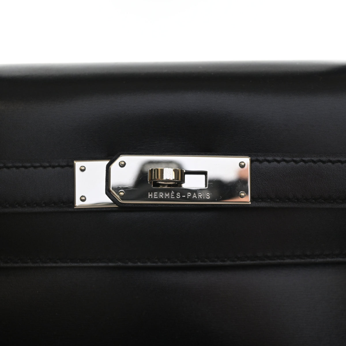 Hermes Noir Box Calf Kelly 35, photo 4 of 18