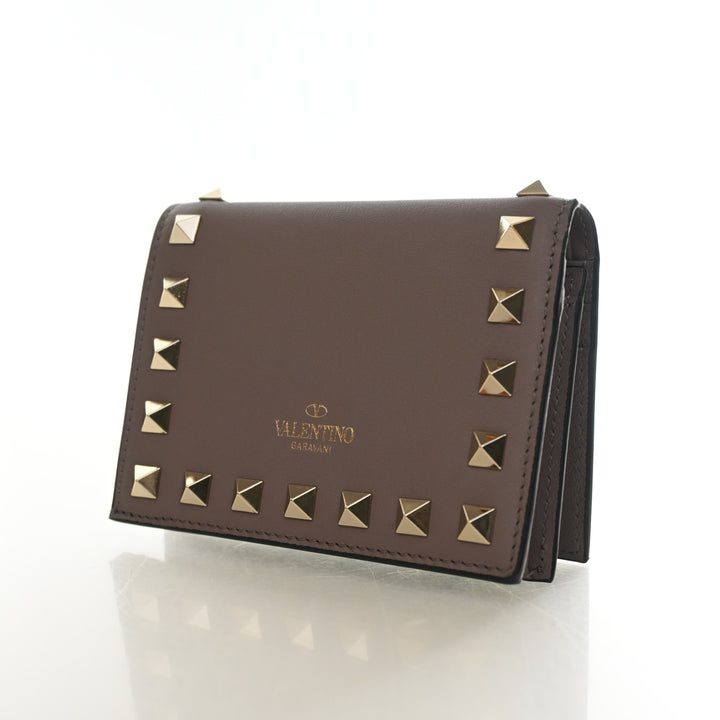 Valentino Small Calfskin Rockstud Wallet