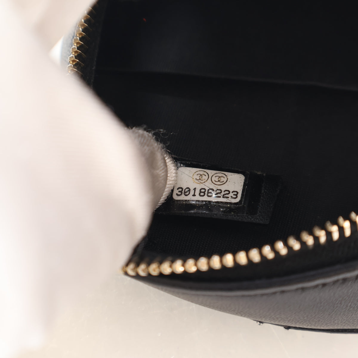 Chanel Mini Lambskin Round Crossbody Bag, photo 14 of 15