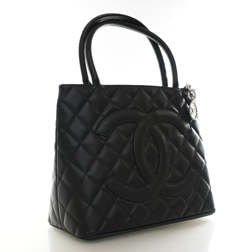 Chanel Caviar Medallion Tote