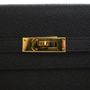Hermes Noir Epsom Kelly Cla...