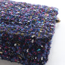 Chanel Tweed Wallet On Chai...