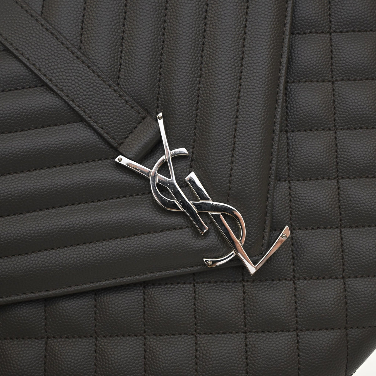 Saint Laurent Large Calfskin Envelope Flap Bag, photo 4 of 13