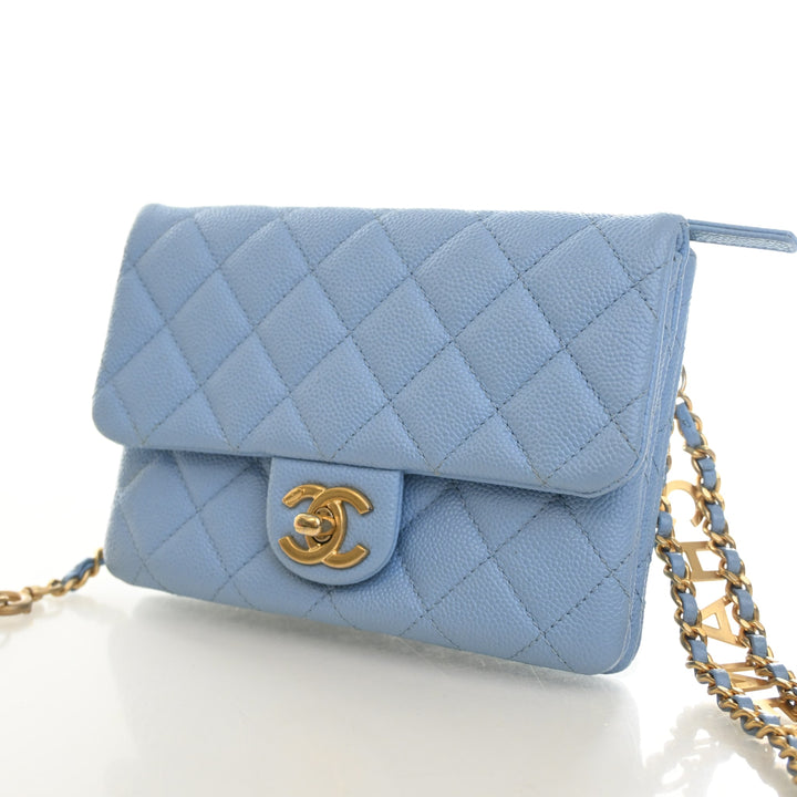 Chanel Caviar Pick Me Up Flap Belt Bag