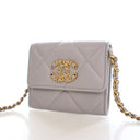 Chanel Lambskin 19 Card Hol...