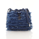 Chanel Fringe Denim Paris-S...