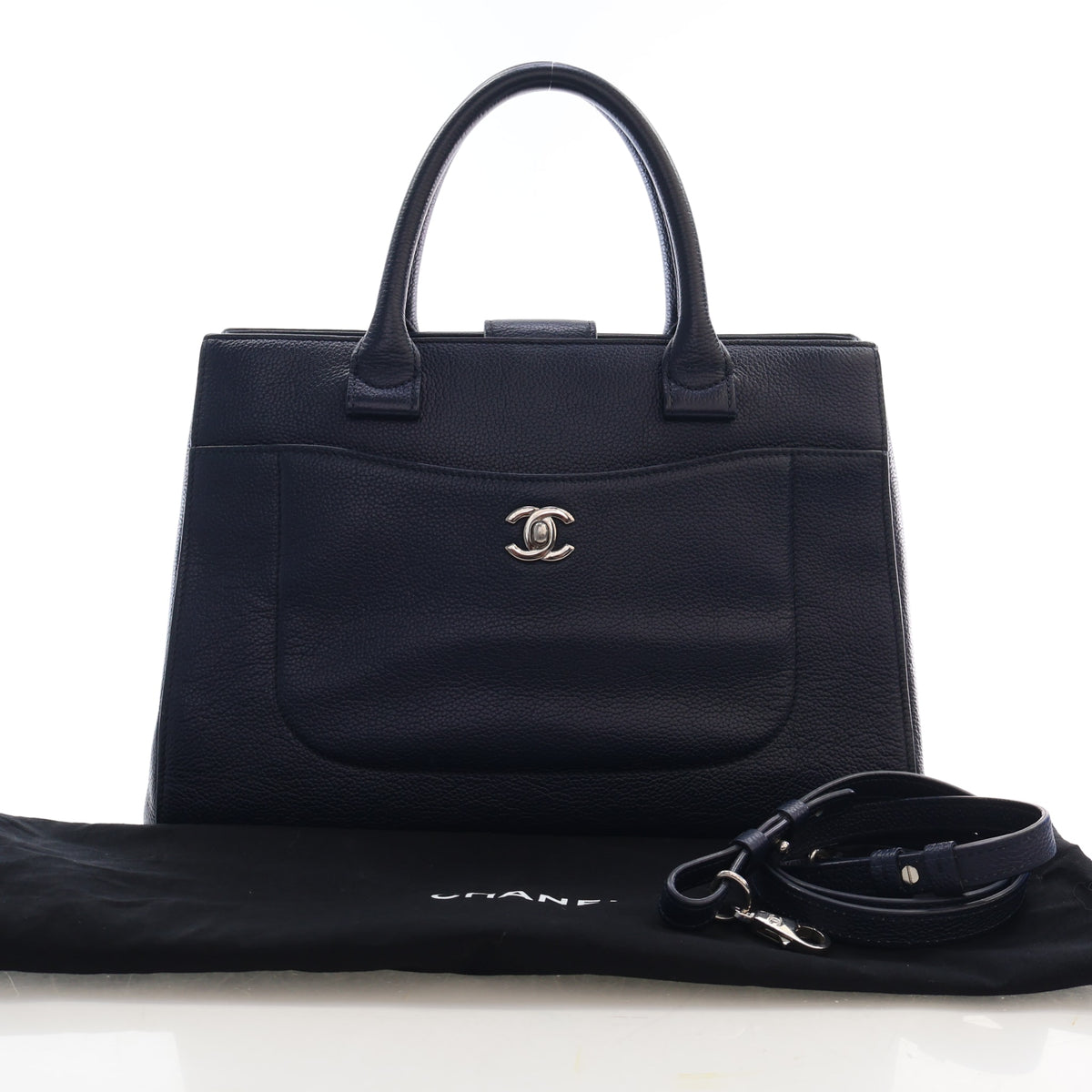 Pre-Owned Chanel Tote Bag Small Calfskin Neo Executive, front view, photo 20 of 20