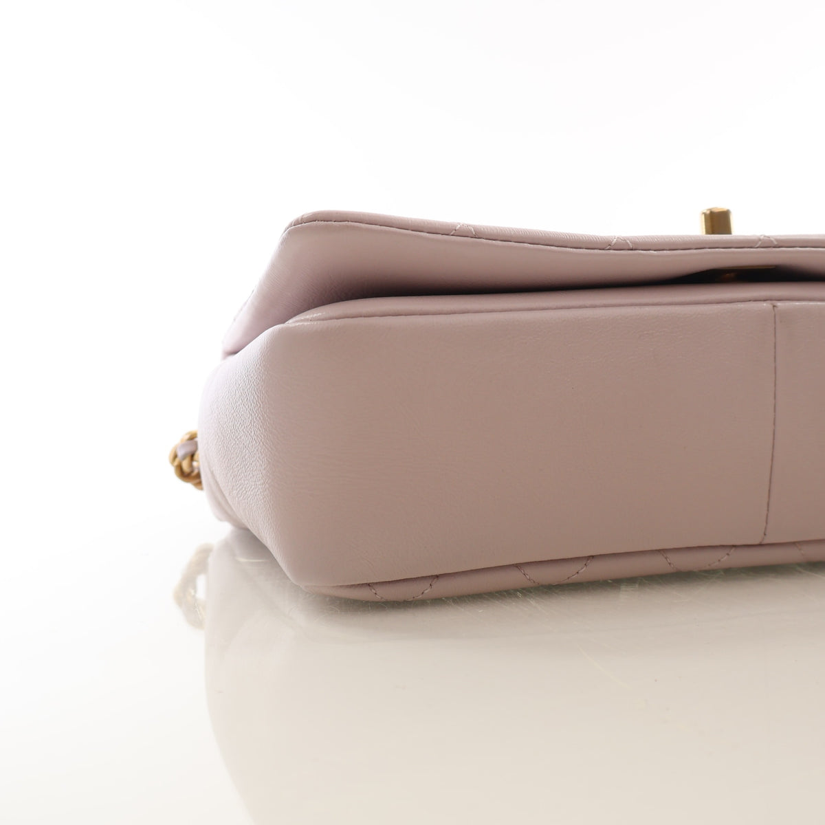 Pre-Owned Chanel Flap Bag Medium Calfskin Fashion Therapy, side view