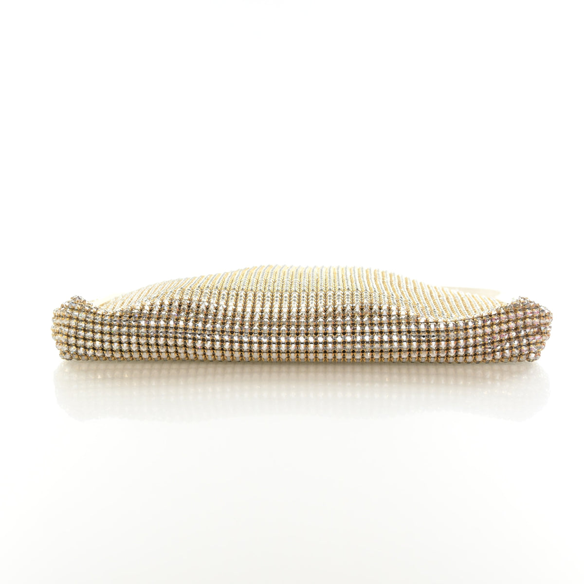 Pre-Owned Saint Laurent Baguette Small Crystal Mesh Suzanne, base and feet view
