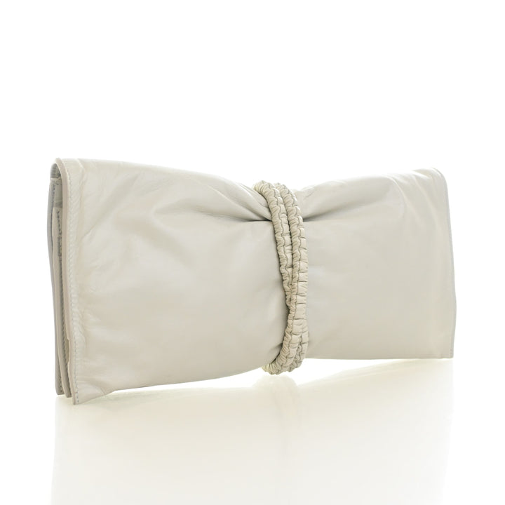 Bottega Veneta Calfskin Padded Bi-Fold Clutch