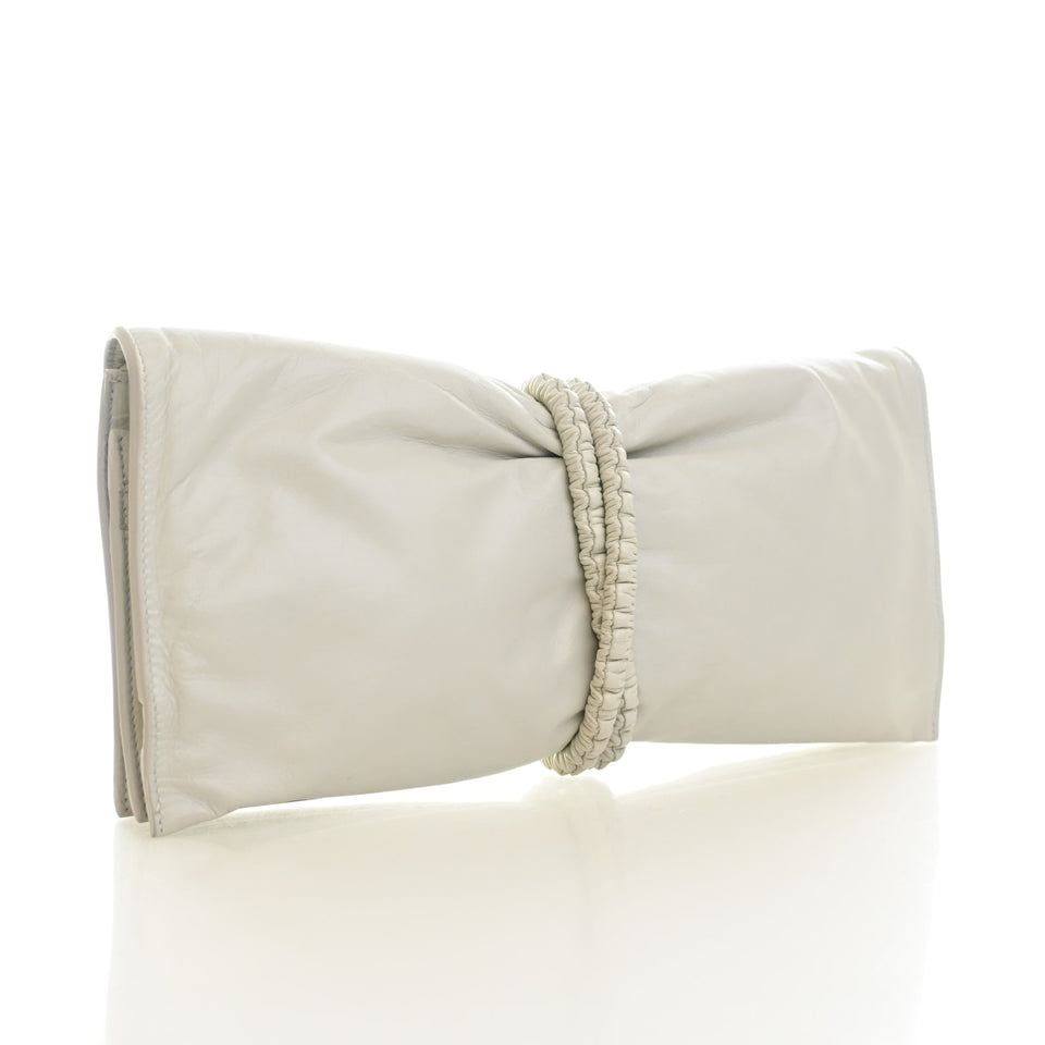Bottega Veneta Calfskin Padded Bi-Fold Clutch
