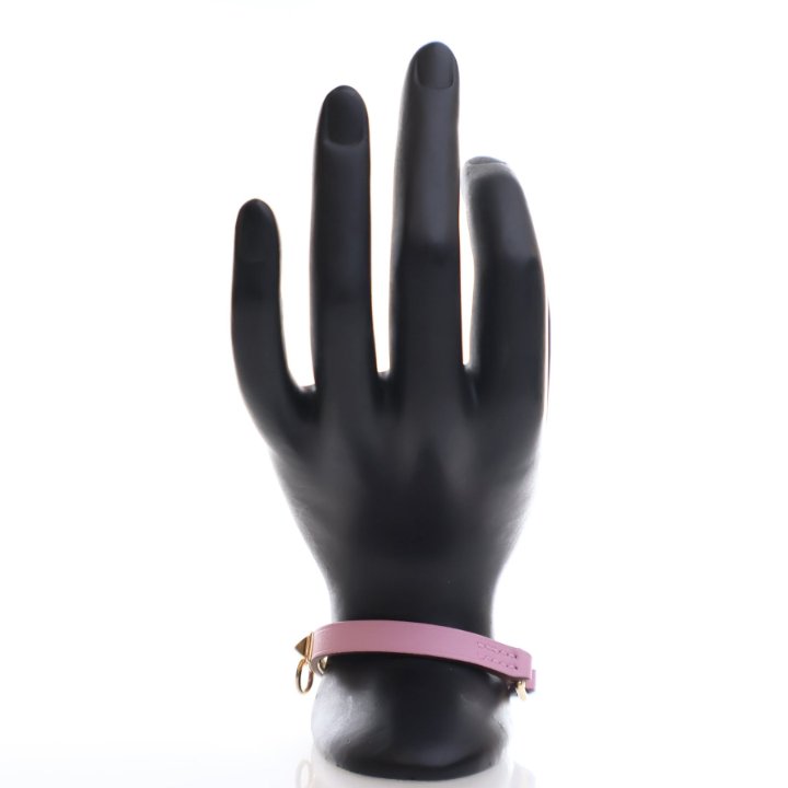 Hermes Mauve Sylvestre Swift Mini Rivale Bracelet, photo 7 of 10
