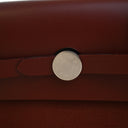 Hermes Rouge H Toile Mini H...