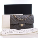 Chanel Small Grey Lambskin ...
