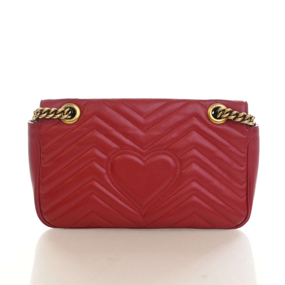 Gucci Small Calfskin Marmont Flap Bag, photo 11 of 14