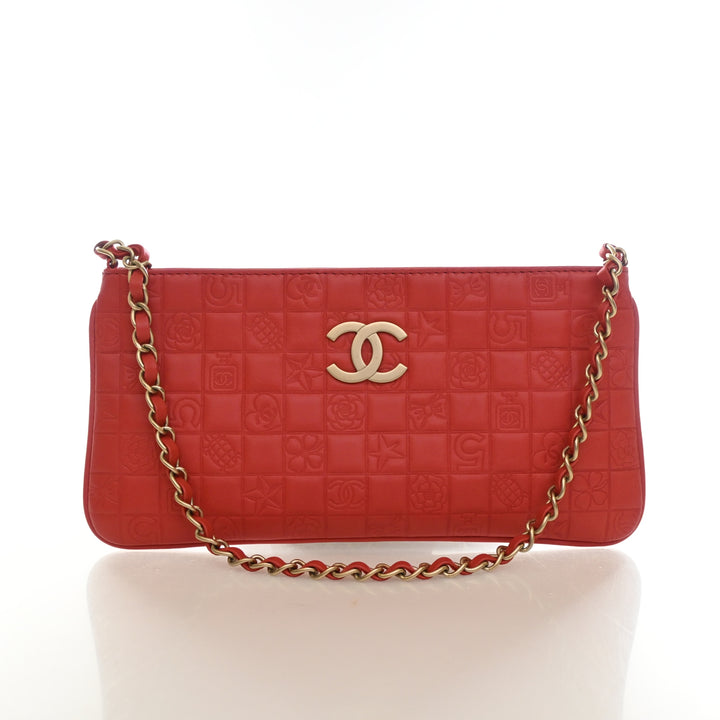 Chanel Lambskin Lucky Charms Pouch On Chain