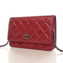 Chanel Patent Wallet On Cha...