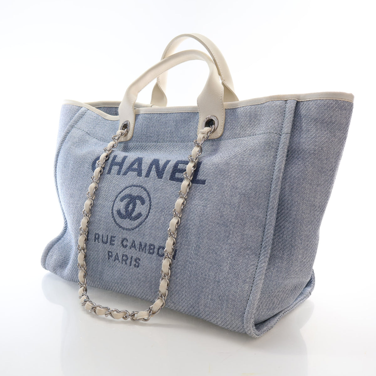 Chanel Large Mixed Fibers Deauville Tote, photo 3 of 19
