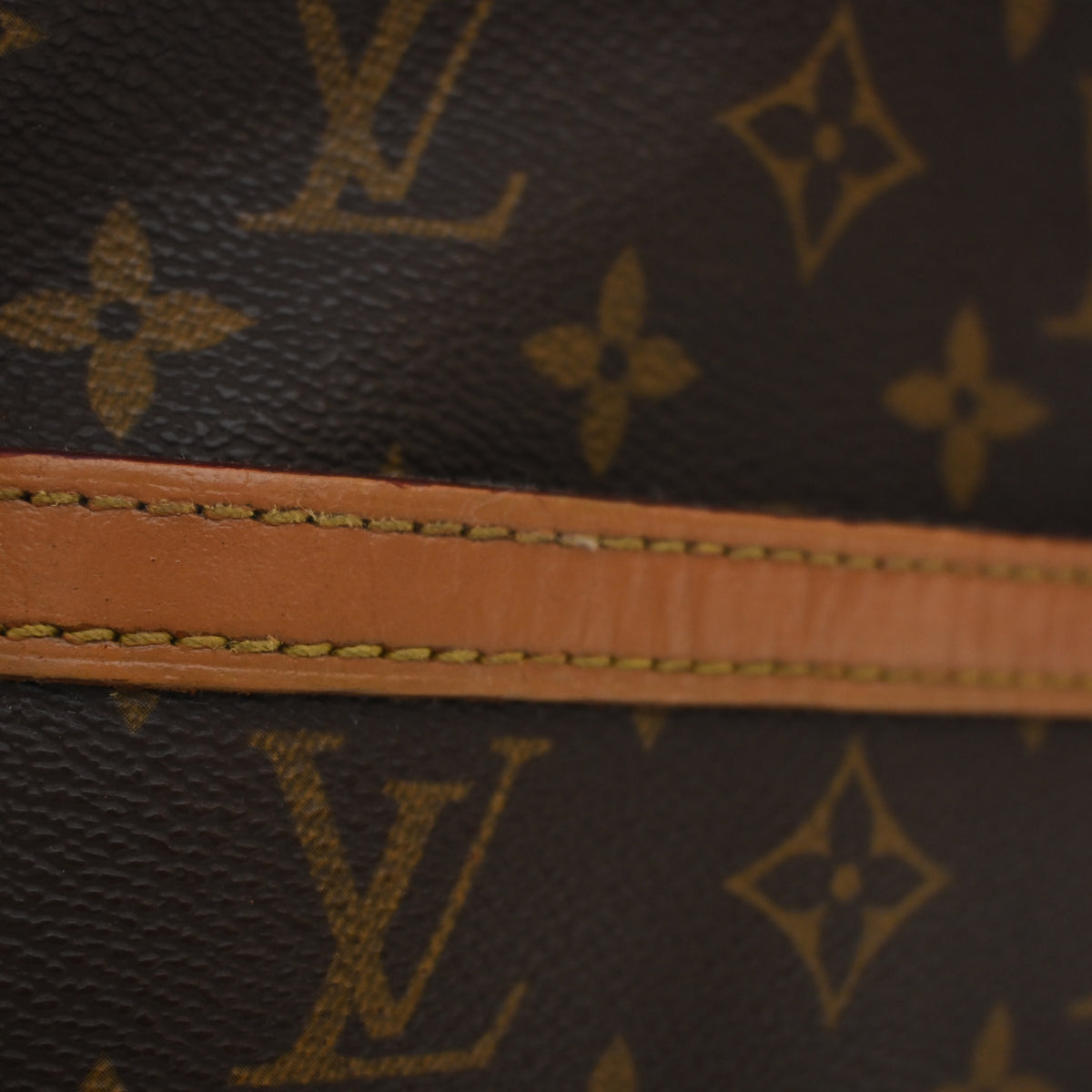Vintage Louis Vuitton Monogram Danube Bag, logo detail