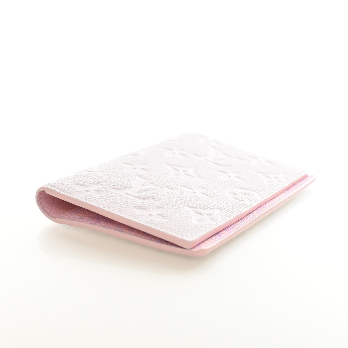 Pre-Owned Louis Vuitton Monogram Empreinte Passport Holder, open front