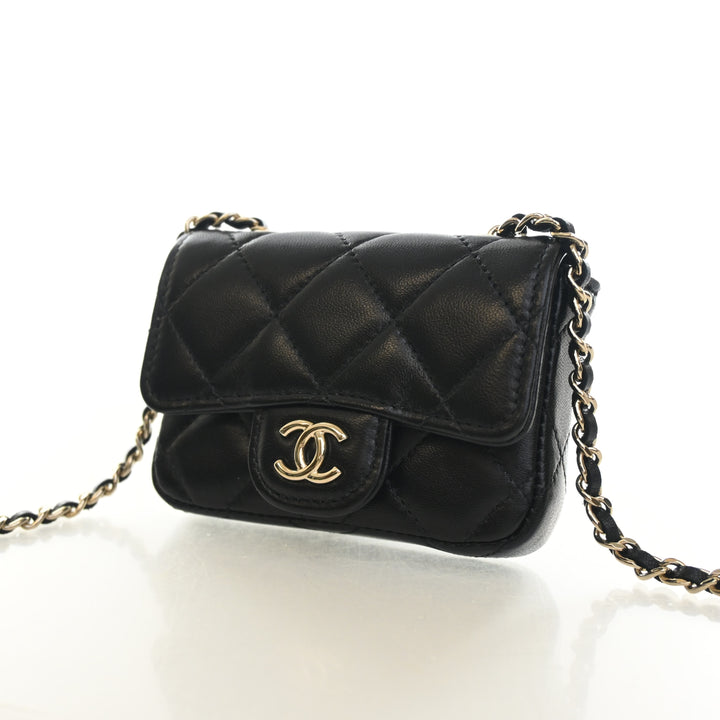 Chanel Lambskin Classic Bow Belt Bag