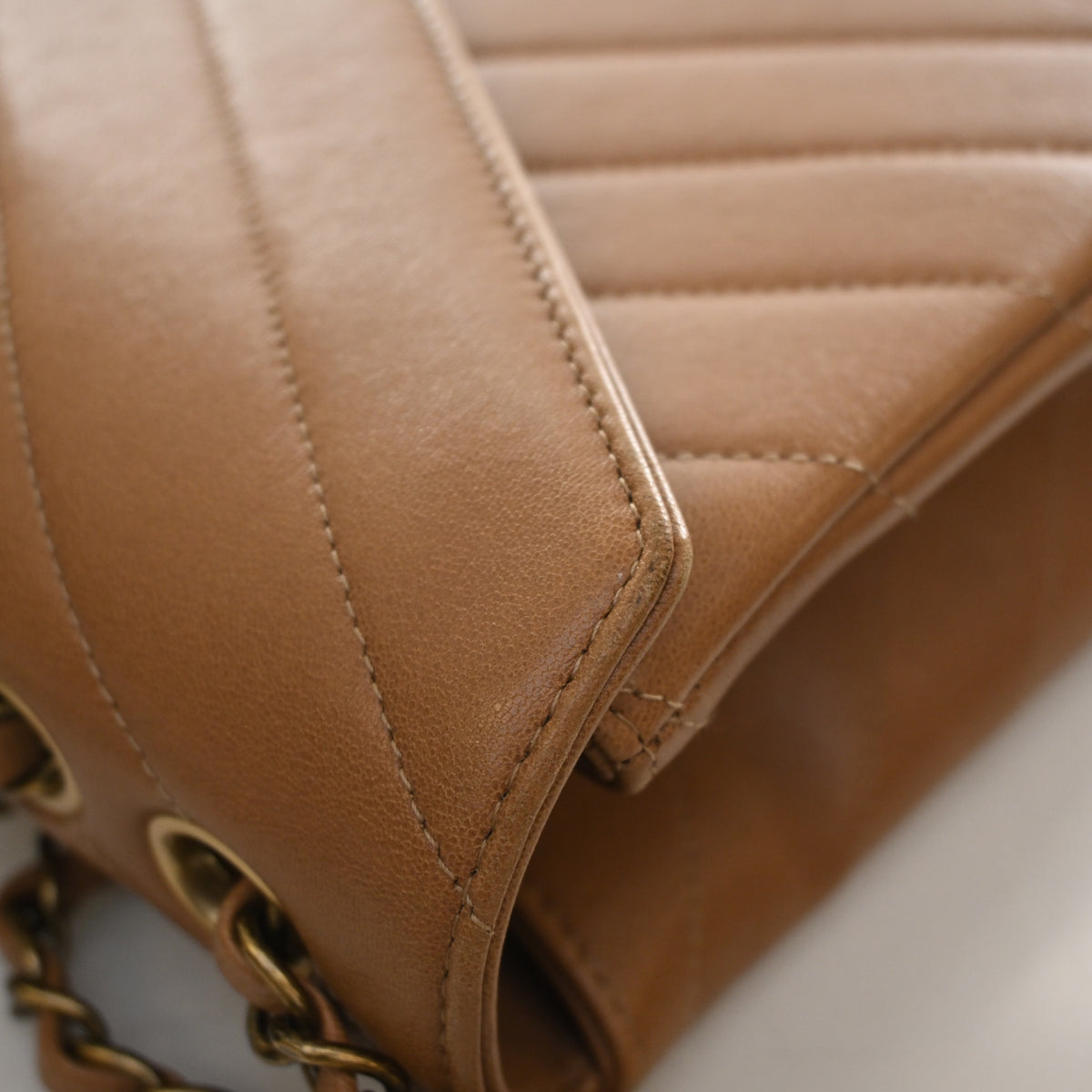 Chanel Large Lambskin Chevron Envelope Double Flap, photo 20 of 21