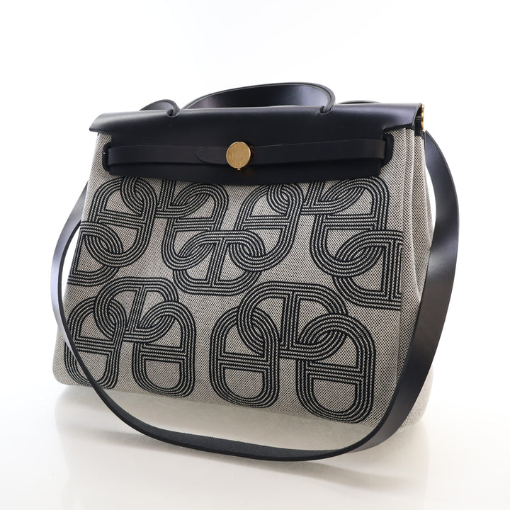 Hermes Noir Vache Hunter Herbag Zip 31