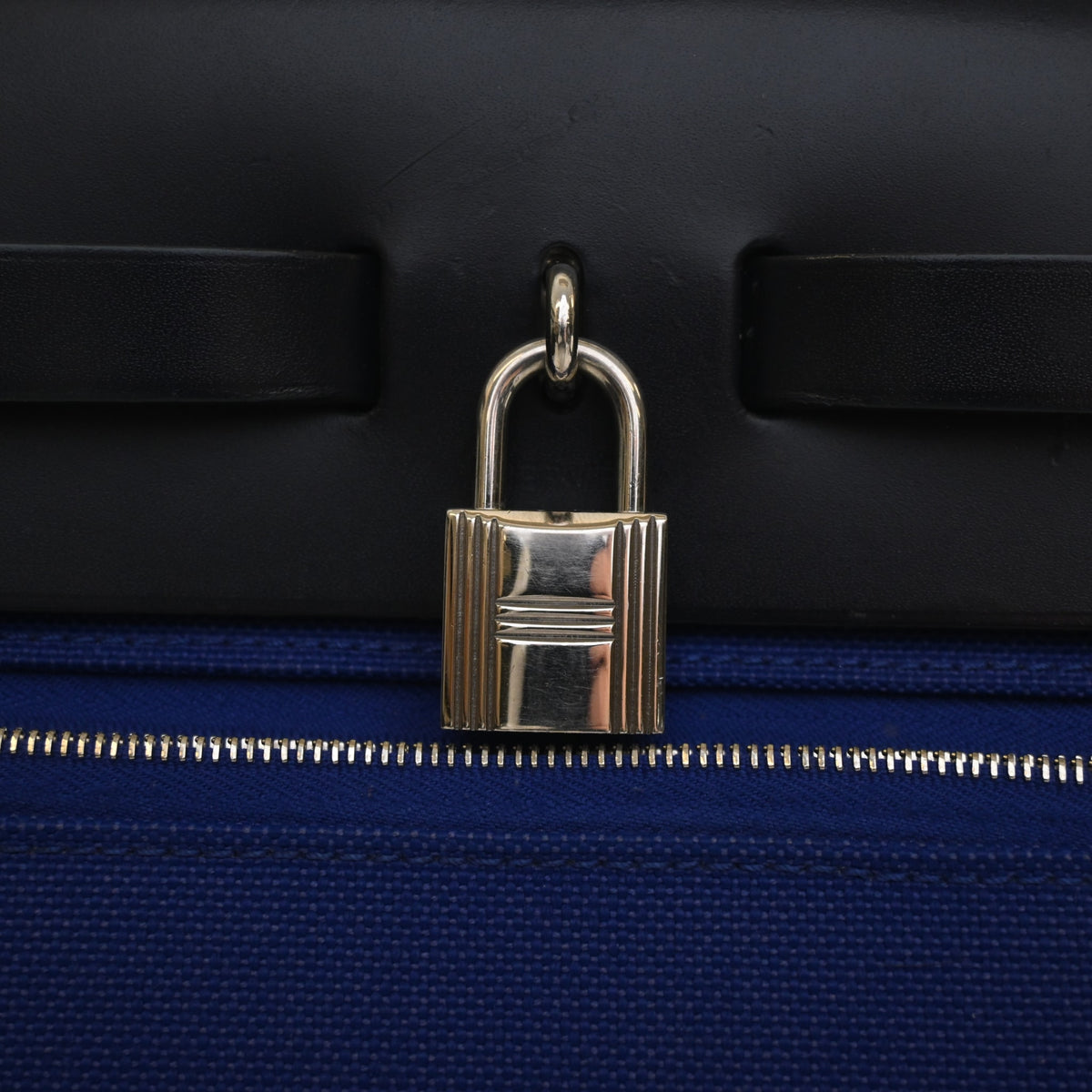 Hermes Bleu Electrique Toile Herbag Zip 31, photo 14 of 18