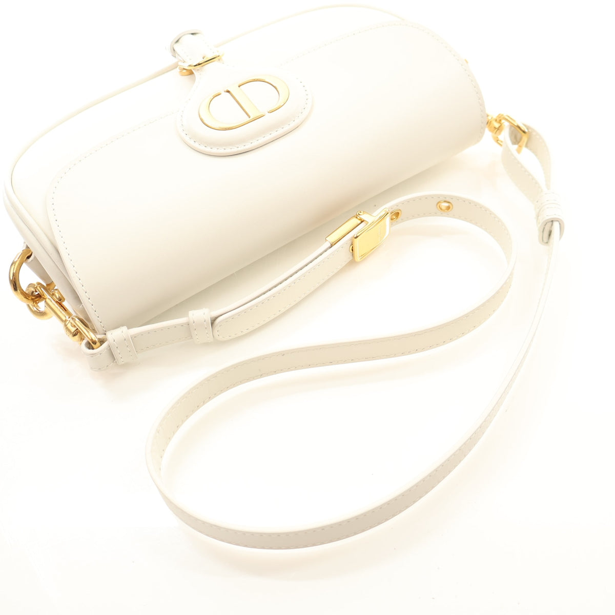 Pre-Owned Christian Dior Flap Bag Calfskin Bobby East West, front view, photo 10 of 14