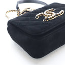 Chanel Mini Velvet Quilted ...
