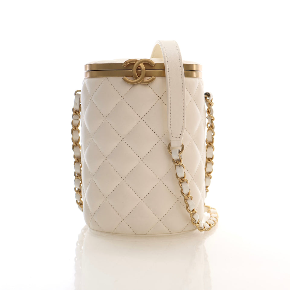 Chanel Small Lambskin Crown Box Bag