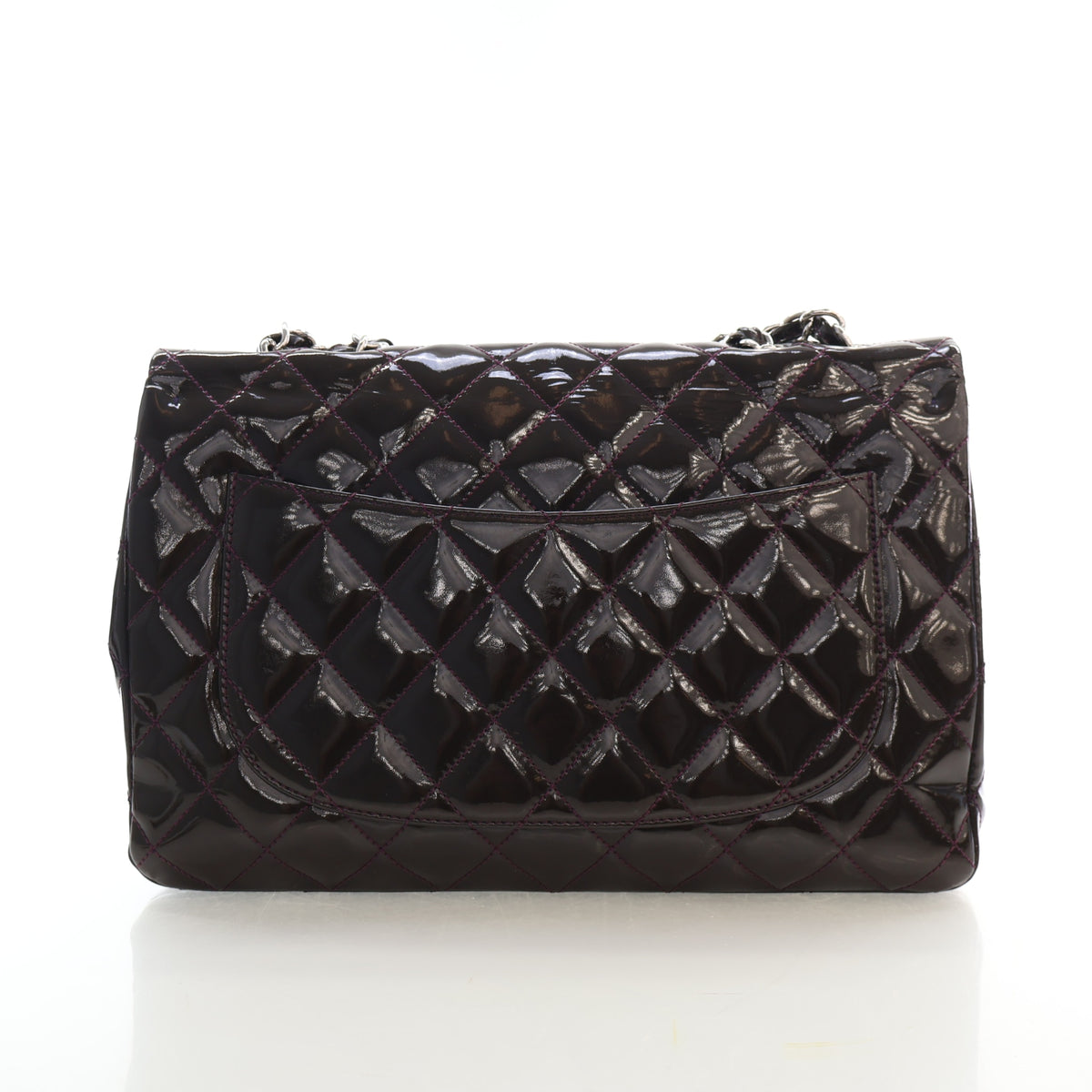 Chanel Jumbo Patent Classic Single Flap Bag, photo 11 of 17