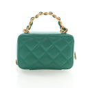 Chanel Mini Lambskin Top Ha...