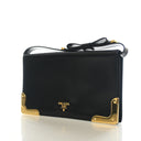 Prada Spazzolato Bow Pochette 
