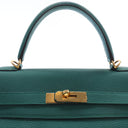 Hermes Malachite Togo Kelly 35