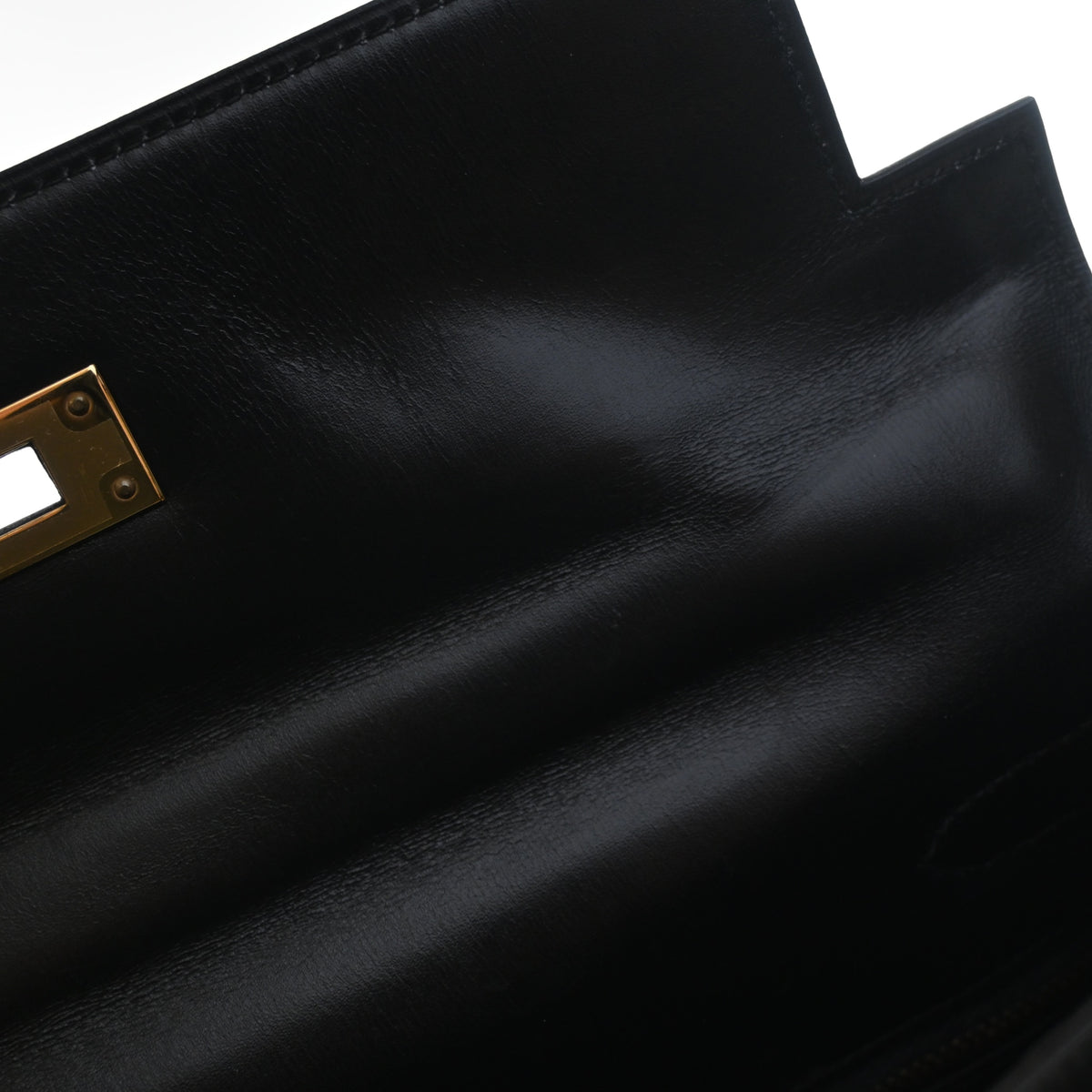 Hermes Vintage Noir Box Calf Kelly 28, photo 16 of 18
