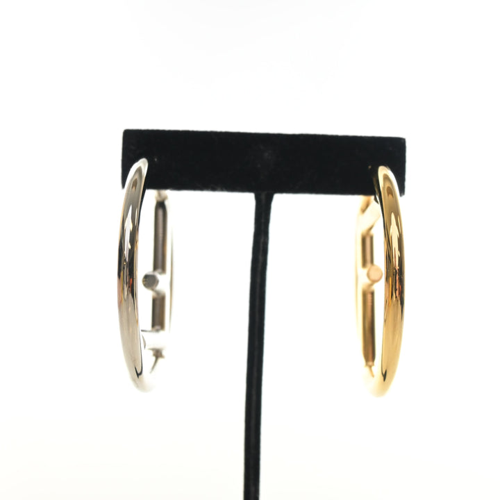 Fendi F Is Fendi Hoop Earrings